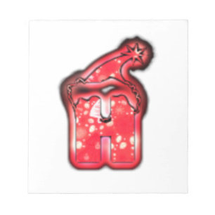 Ho Ho Ho! Weihnachtsmann Hat Frohe Weihnachten Ste Notizblock