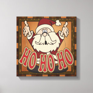 Ho Ho Ho Weihnachtsmann Leinwand