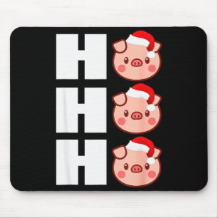 Ho Ho Ho Weihnachtsmann-Mütze Lustiger G Weihnacht Mousepad