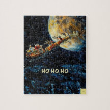 Ho Ho Ho Weihnachtsmann-Puzzle