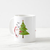 Ho, Ho, Ho, Weihnachtsmann, Weihnachten Kaffeetasse (Vorderseite Links)