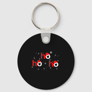 Ho Ho Ho Weihnachtsmann Weihnachten Pyjama Lustig Schlüsselanhänger