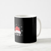 Ho Ho Ho Weihnachtsmannmütze Kaffeetasse (VorderseiteRechts)