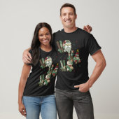 Ho Ho Ho Weihnachtspatchwork T-Shirt (Unisex)