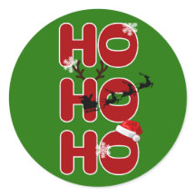Ho Ho Ho Weihnachtssticker