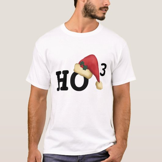 Ho, Ho, Ho Weihnachtst-shirt T-Shirt (Vorderseite)