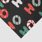 Ho Ho Ho Weihnachtszettel Seidenpapier (Detail)