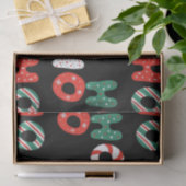 Ho Ho Ho Weihnachtszettel Seidenpapier (Geschenk)