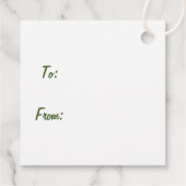 Ho Ho Ho Welsh Terrier Frohe Weihnachten Geschenkanhänger (Rückseite)