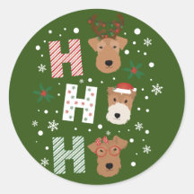 Ho Ho Ho Welsh Terrier Frohe Weihnachten