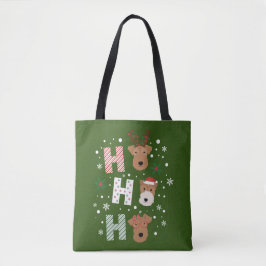 Ho Ho Ho Welsh Terrier Frohe Weihnachten Tasche