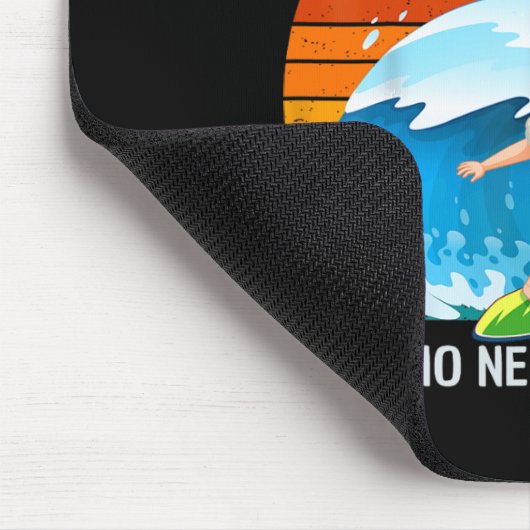 Ho Ho Ho Who Needs Snow Christmas In July Funny Sa Mousepad (Ecke)