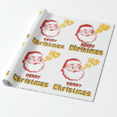Ho Ho Ho Wrapping Paper Geschenkpapier (Ungerollt)