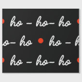 Ho Ho Ho Wrapping Paper Geschenkpapier (Flach)