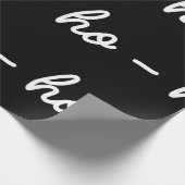 Ho Ho Ho Wrapping Paper Geschenkpapier (Ecke)