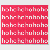 Ho-Ho-Ho Wrapping Paper Geschenkpapier (Flach)