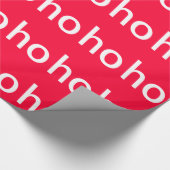 Ho-Ho-Ho Wrapping Paper Geschenkpapier (Ecke)