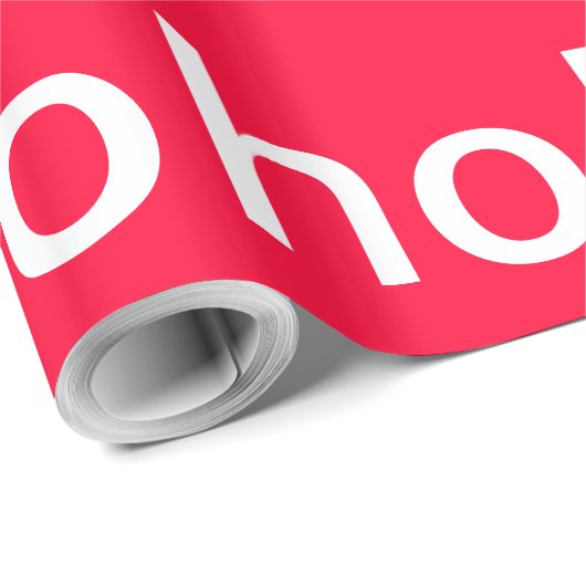 Ho-Ho-Ho Wrapping Paper Geschenkpapier (Rolleneckpunkt)
