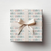 Ho Ho Ho Wrapping Paper Geschenkpapier