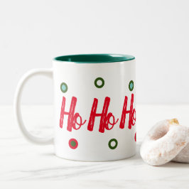 Ho Ho Ho Zweifarbige Tasse