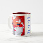 Ho Ho Ho Zweifarbige Tasse (Vorderseite Links)
