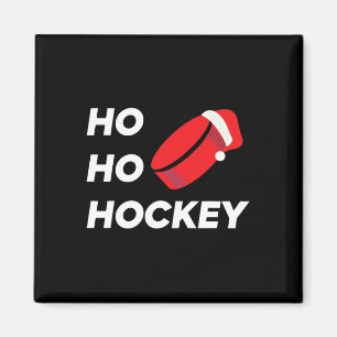 Ho Ho Hockey Weihnachten - Eishockey Magnet