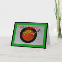 Ho Ho hoffen, Ihr Weihnachten ist Soup-er! Karte