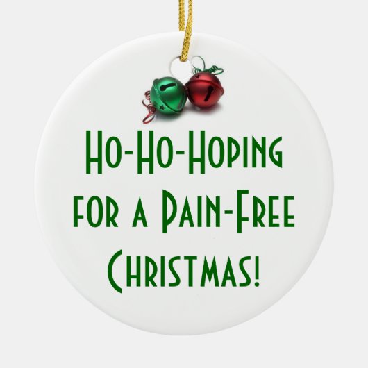 Ho-Ho-Hoffen… Keramikornament (Vorne)