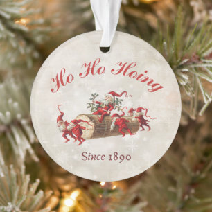 Ho Ho Hoing seit 1890 Weihnachtsgnome Ornament