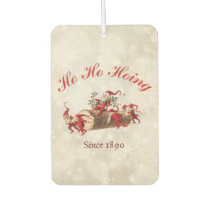 Ho Ho Hoing seit 1890 Weihnachtsgrüße Autolufterfrischer
