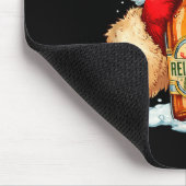 Ho Ho Hold My Beer Mousepad (Ecke)