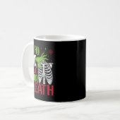 Ho Ho Hold Your Breath Soky Christmas Radiology Sk Kaffeetasse (Vorderseite Links)
