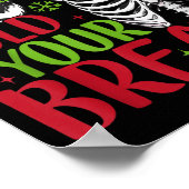 Ho Ho Hold Your Breath Soky Christmas Radiology Sk Poster (Ecke)