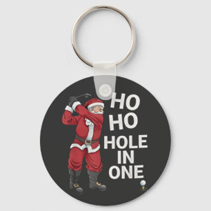 Ho Ho Hole in One Funny Golfo Weihnachten Schlüsselanhänger