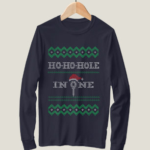 Ho Ho Hole in One Golfmas Golf Liebhaber Herren T- T-Shirt