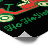 Ho Ho Hole In One Santa Golf Christmas Holiday Gol Poster (Ecke)