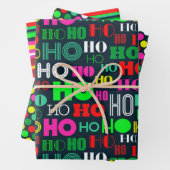 HO HO HOLIDAY CHRISTMAS WRAPPING PAPIERSHEETS GESCHENKPAPIER SET (Beispiel)