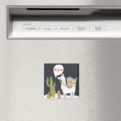 Ho-Ho Holiday Llama Magnet (In Situ (Geschirrspüler))