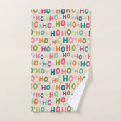 Ho Ho Holiday Muster Badhandtuch Set (Handtuch)