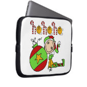 Ho Ho Holiday Niedlicher Festelf Laptopschutzhülle (Vorne Rechts)