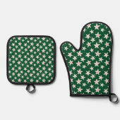 Ho Ho Holiday Sugar Cookie  Ofenhandschuh & Topflappen-Set (Vorderseite)