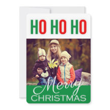 HO HO Holiday Weihnachten Weihnachten Grüße Karte