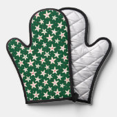 Ho Ho Holiday Zuckerplätzchen-Muster Ofenhandschuh (Vorderseite/Rückseite)