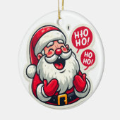 Ho Ho Holidays: Feierliche Begrüßung des Weihnacht Keramik Ornament (Links)