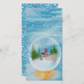 Ho ho Holidays Feiertagskarte (Vorne/Hinten)