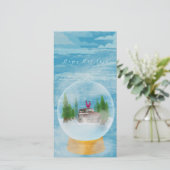 Ho ho Holidays Feiertagskarte (Stehend Vorderseite)