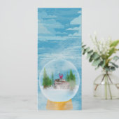 Ho ho Holidays Holiday Card Feiertagskarte (Stehend Vorderseite)