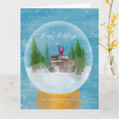 ho ho holidays  karte (Gelbe Blume)