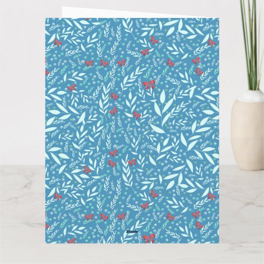 ho ho holidays  karte (Rückseite)