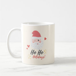 Ho Ho Holidays Santa Face Kaffeetasse